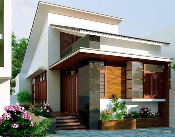 50+ mẫu nhà ống 1 tầng 80m2 với 3 phòng ngủ hiện đại